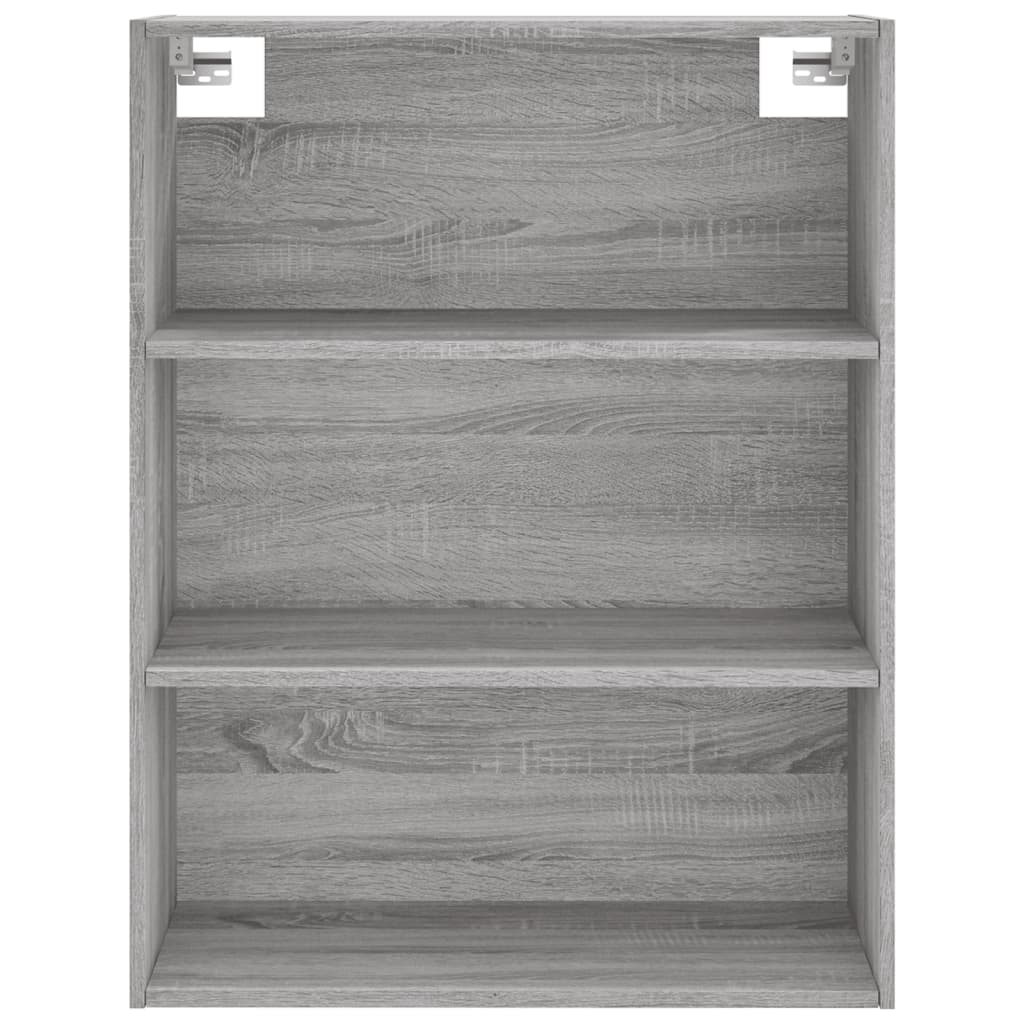 Credenza Grigio Sonoma 69,5x34x180 cm in Legno Multistrato - homemem39