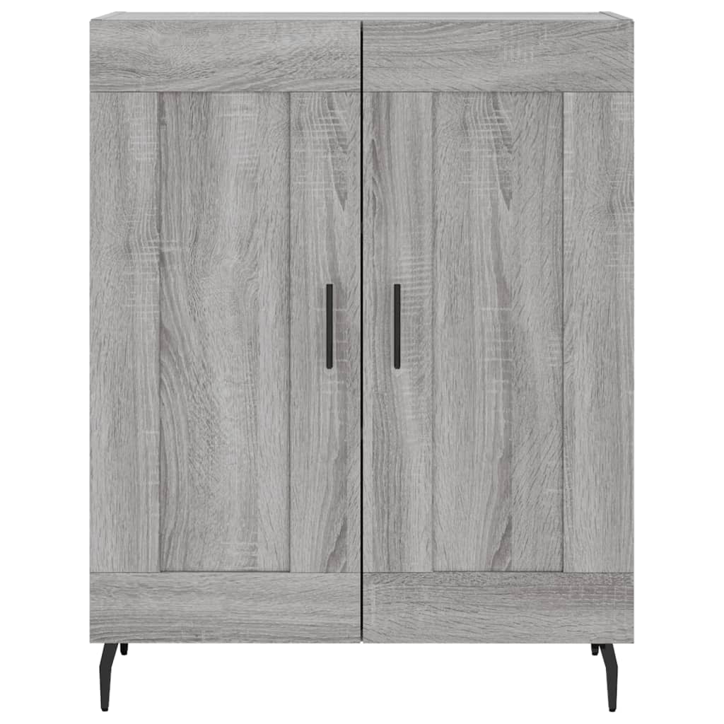 Credenza Grigio Sonoma 69,5x34x180 cm in Legno Multistrato - homemem39