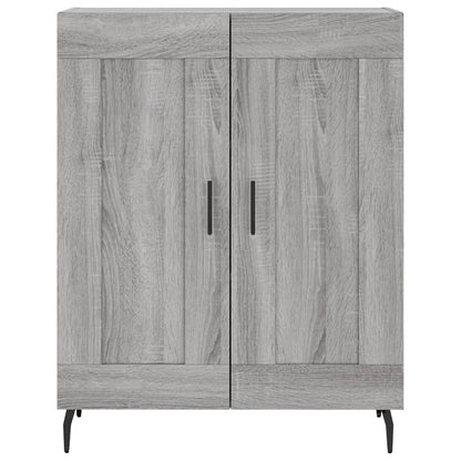 Credenza Grigio Sonoma 69,5x34x180 cm in Legno Multistrato - homemem39