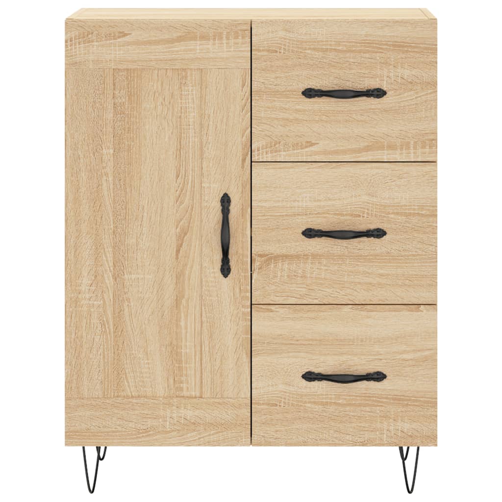 Credenza Rovere Sonoma 69,5x34x180 cm in Legno Multistrato - homemem39