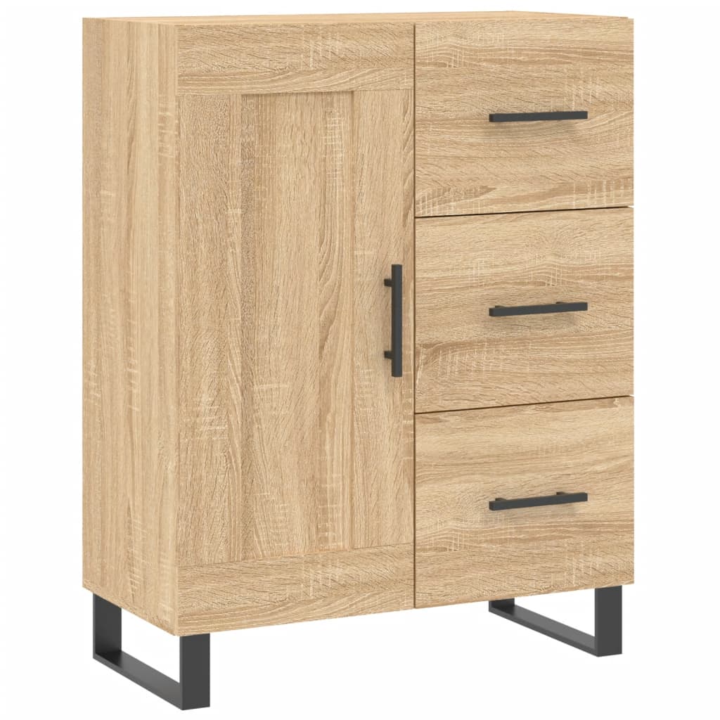 Credenza Rovere Sonoma 69,5x34x180 cm in Legno Multistrato - homemem39