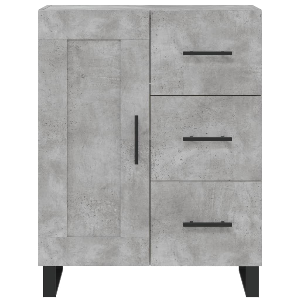 Credenza Grigio Cemento 69,5x34x180 cm in Legno Multistrato - homemem39