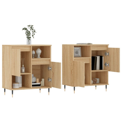 Sideboards 2 pcs Sonoma Oak in Plywood