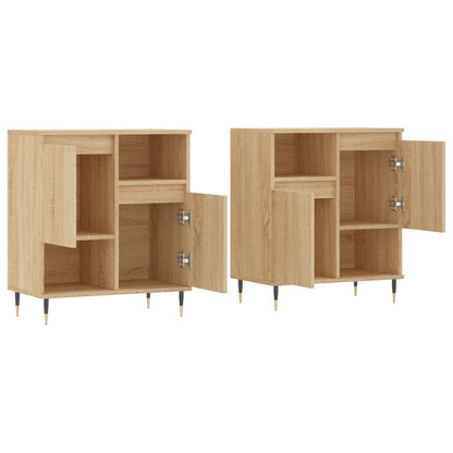 Sideboards 2 pcs Sonoma Oak in Plywood