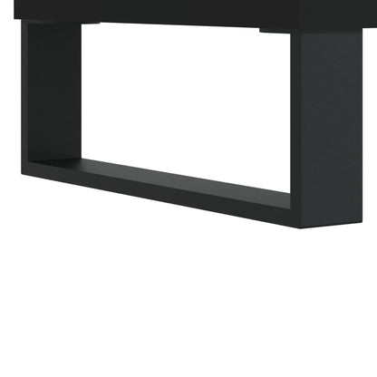3 pcs Black Sideboards in Multilayer Wood