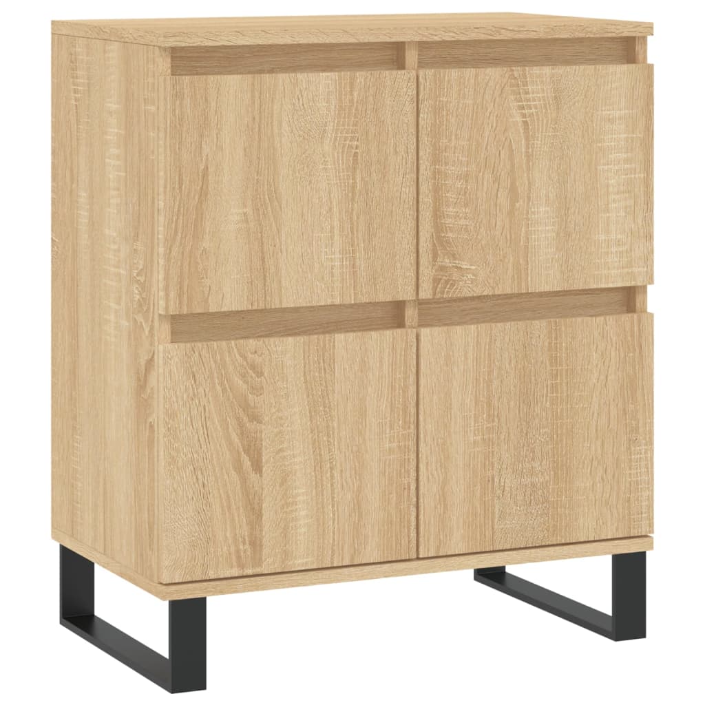 3 pcs Sonoma Oak sideboards in plywood