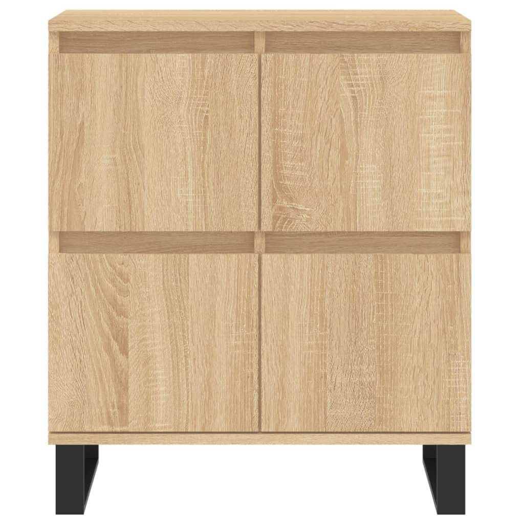 3 pcs Sonoma Oak sideboards in plywood