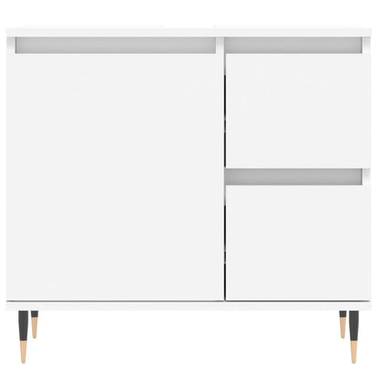 Set Mobili da Bagno 3 pz Bianco in Legno Multistrato | homemem39