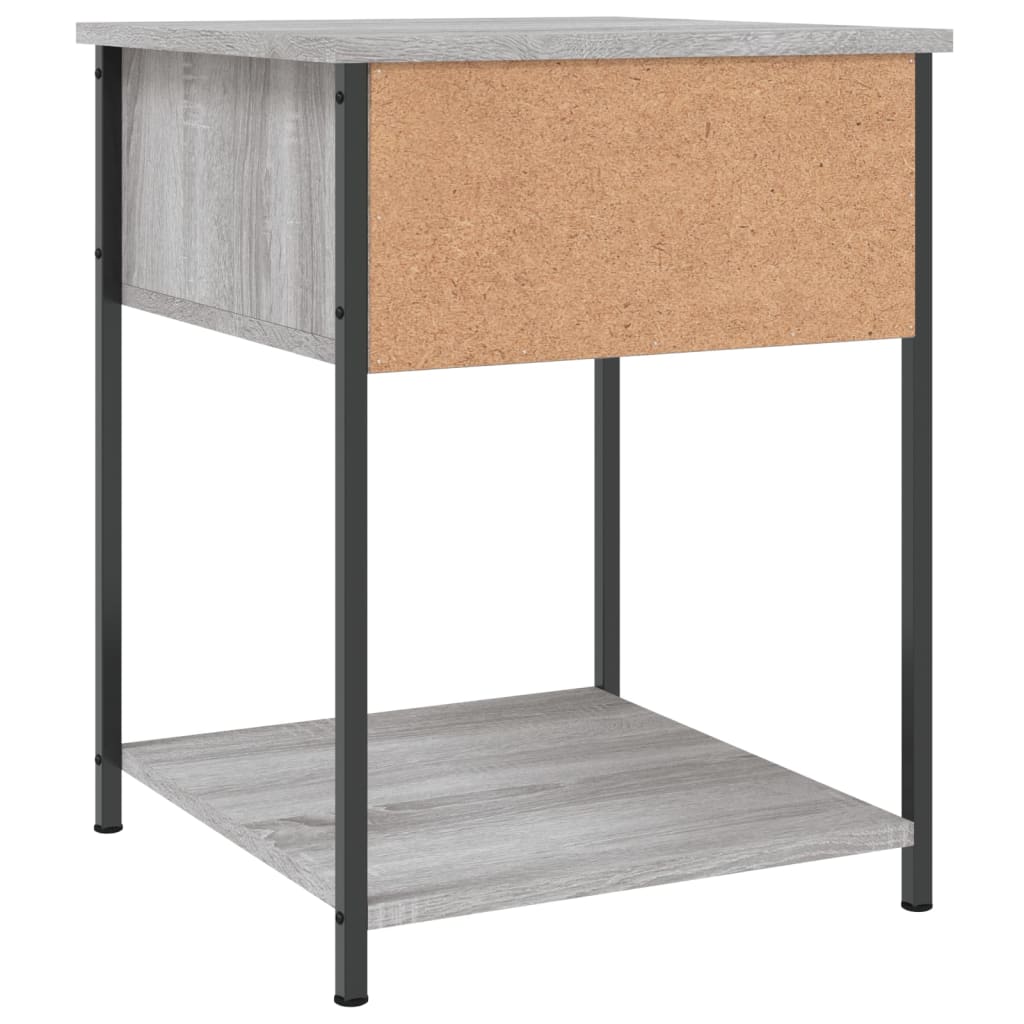 Comodini 2 pz Grigio Sonoma 44x45x58 cm in Legno Multistrato - homemem39