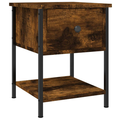 Comodini 2 pz Rovere Fumo 34x35,5x45 cm in Legno Multistrato - homemem39