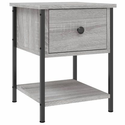 Comodini 2 pz Grigio Sonoma 34x35,5x45 cm in Legno Multistrato - homemem39