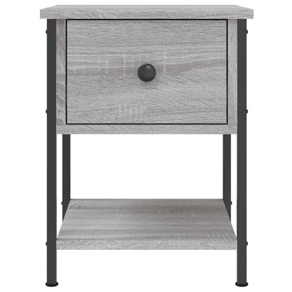 Comodini 2 pz Grigio Sonoma 34x35,5x45 cm in Legno Multistrato - homemem39