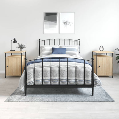 Comodini 2 pz Rovere Sonoma 40x42x60 cm in Legno Multistrato - homemem39