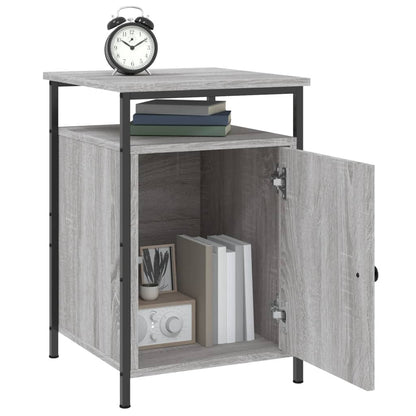Comodini 2 pz Grigio Sonoma 40x42x60 cm in Legno Multistrato - homemem39