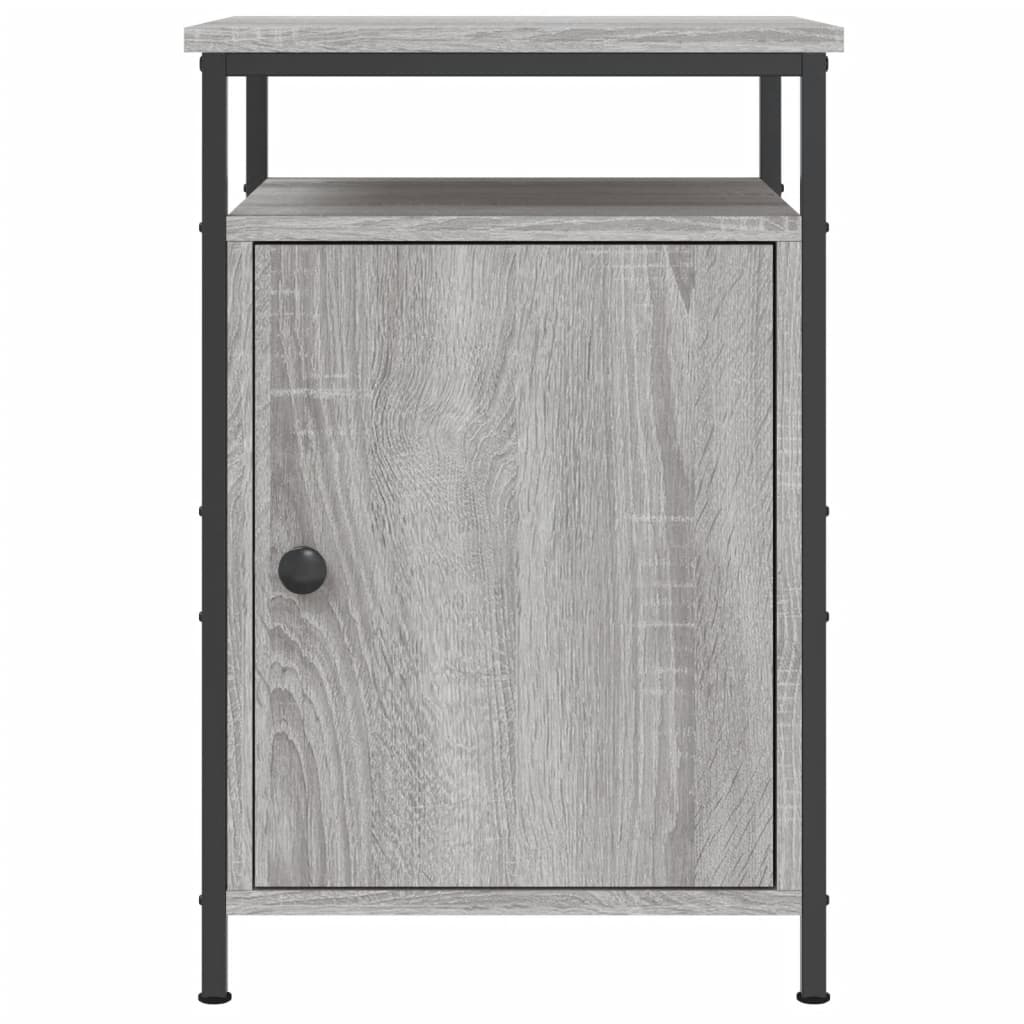Comodini 2 pz Grigio Sonoma 40x42x60 cm in Legno Multistrato - homemem39