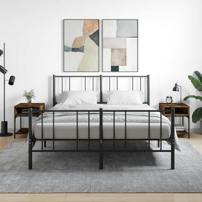 Comodini 2 pz Rovere Fumo 40x41x50 cm in Legno Multistrato - homemem39