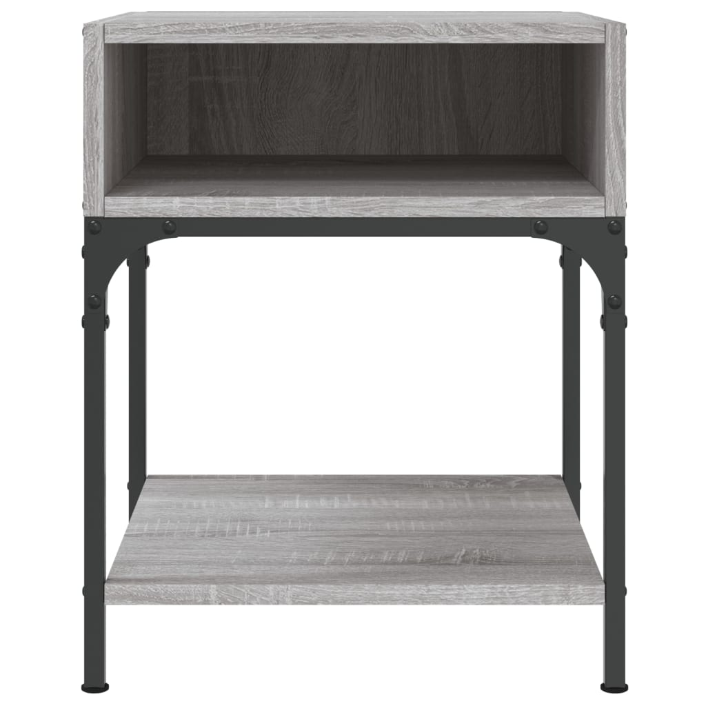 Comodini 2 pz Grigio Sonoma 40x41x50 cm in Legno Multistrato - homemem39
