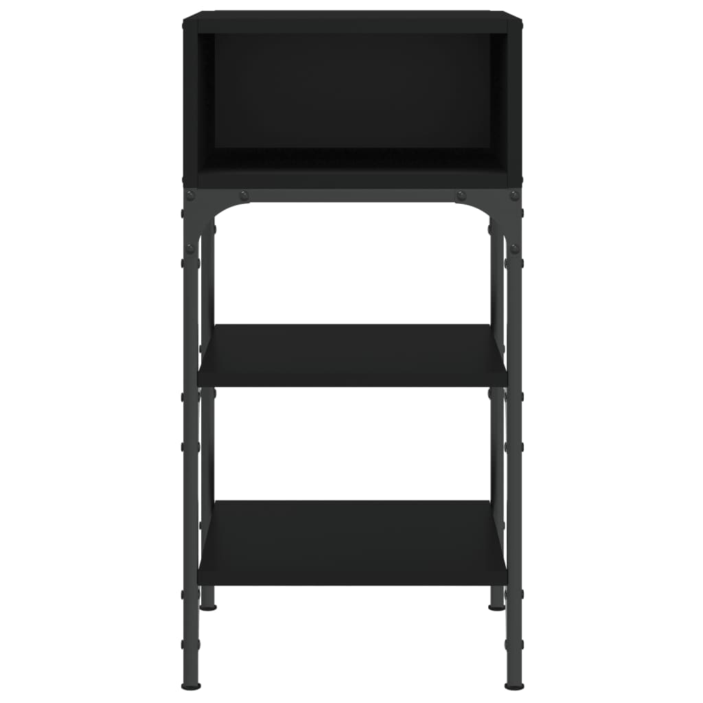 Comodini 2 pz Neri 35x34,5x70 cm in Legno Multistrato - homemem39