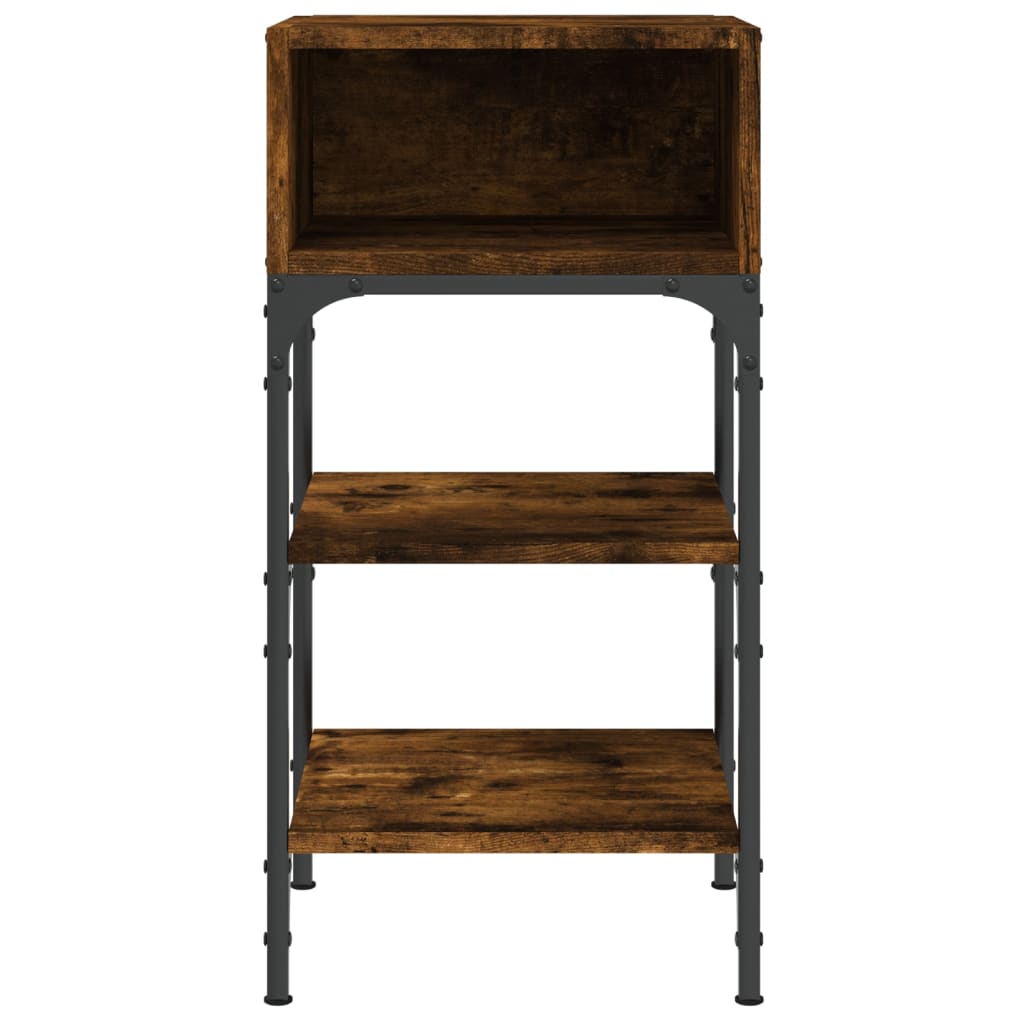 Comodini 2 pz Rovere Fumo 35x34,5x70 cm in Legno Multistrato - homemem39