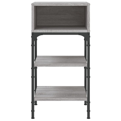 Comodini 2 pz Grigio Sonoma 35x34,5x70 cm in Legno Multistrato - homemem39