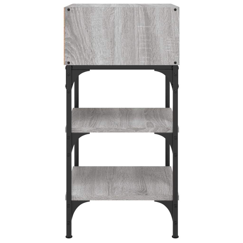 Comodini 2 pz Grigio Sonoma 35x34,5x70 cm in Legno Multistrato - homemem39