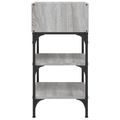Comodini 2 pz Grigio Sonoma 35x34,5x70 cm in Legno Multistrato - homemem39