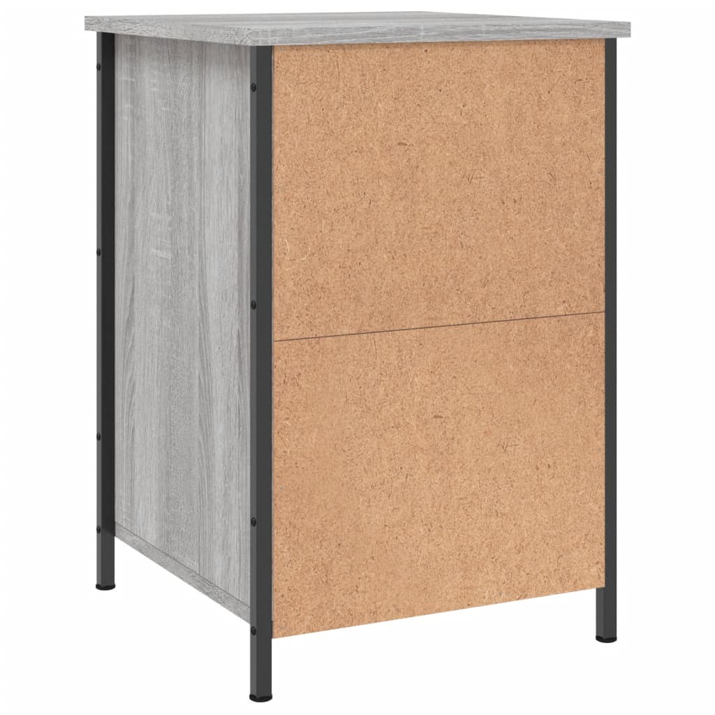 Comodini 2 pz Grigio Sonoma 40x42x60 cm in Legno Multistrato - homemem39
