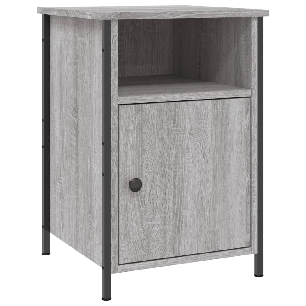 Comodino Grigio Sonoma 40x42x60 cm in Legno Multistrato - homemem39