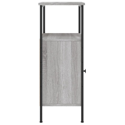 Comodino Grigio Sonoma 41x31x80 cm in Legno Multistrato - homemem39