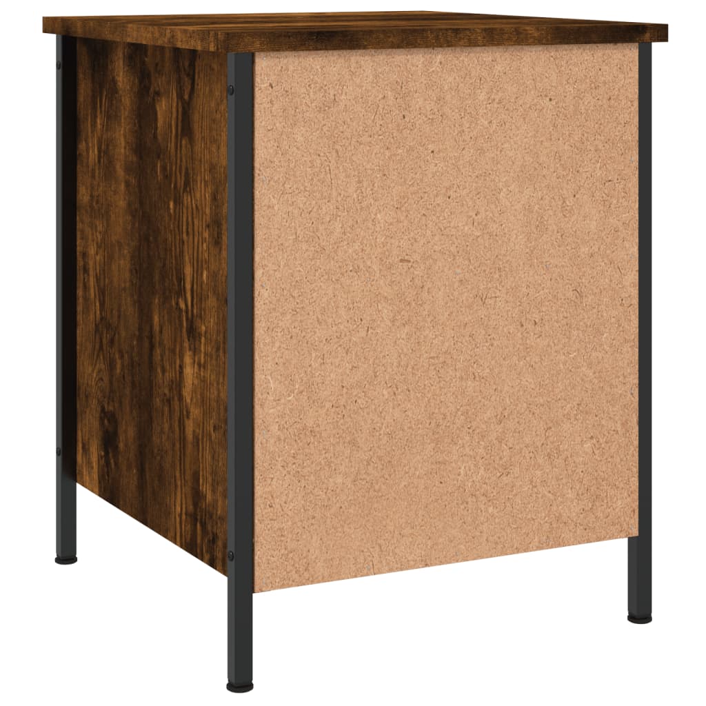 Comodini 2 pz Rovere Fumo 40x42x50 cm in Legno Multistrato - homemem39