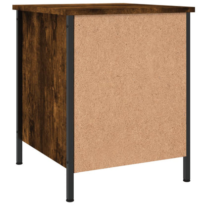 Comodini 2 pz Rovere Fumo 40x42x50 cm in Legno Multistrato - homemem39
