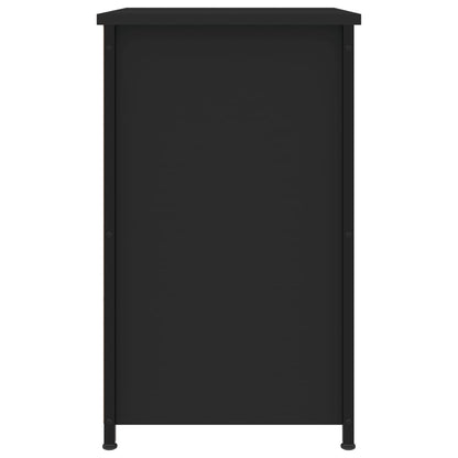 Comodini 2pz Neri 40x36x60 cm in Legno Multistrato - homemem39