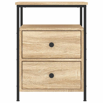 Comodini 2 pz Rovere Sonoma 44x45x60 cm in Legno Multistrato - homemem39