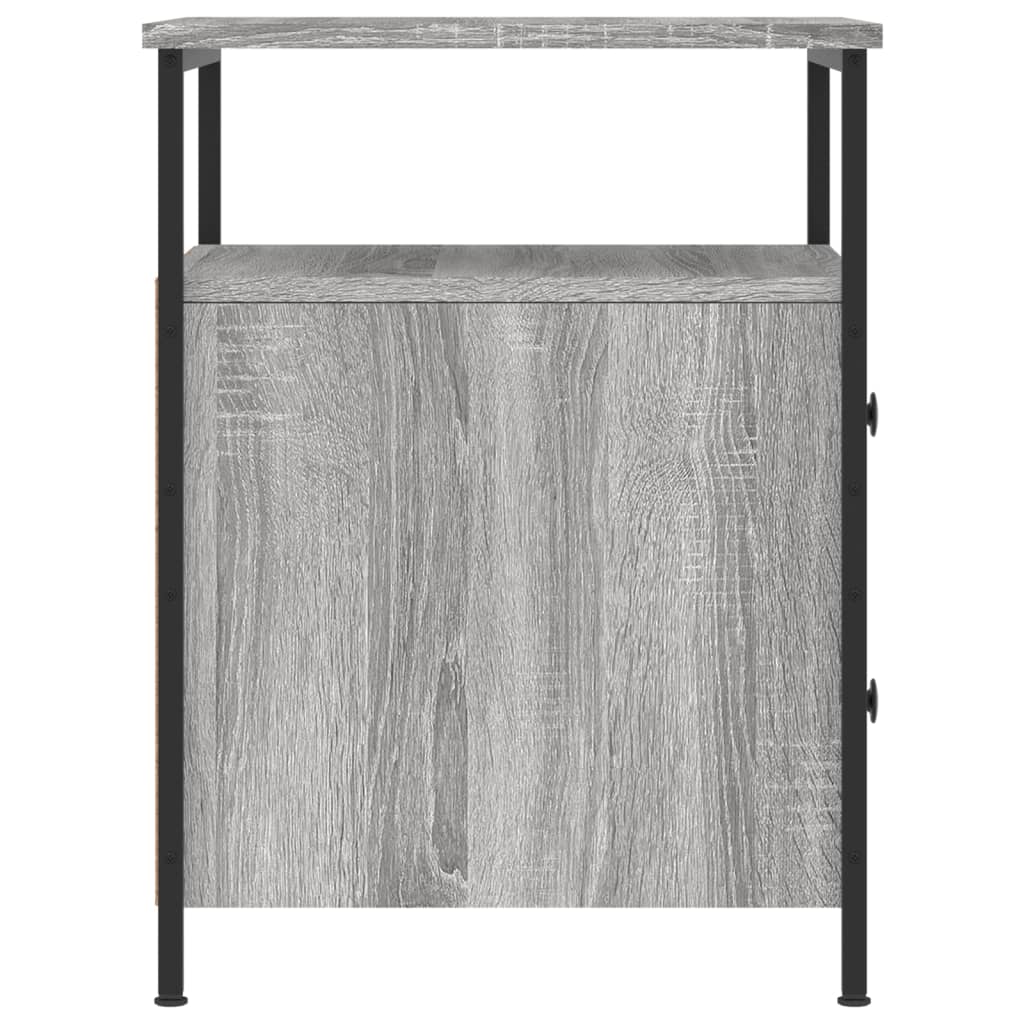 Comodini 2 pz Grigio Sonoma 44x45x60 cm in Legno Multistrato - homemem39
