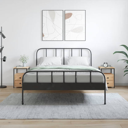 Comodini 2pz Rovere Sonoma 34x35,5x50 cm in Legno Multistrato - homemem39