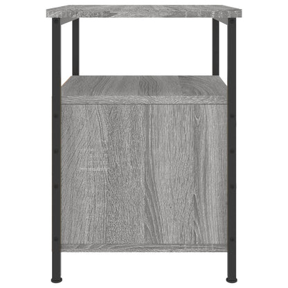 Comodino Grigio Sonoma 34x35,5x50 cm in Legno Multistrato - homemem39
