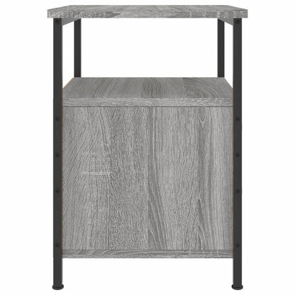 Comodini 2 pz Grigio Sonoma 34x35,5x50 cm in Legno Multistrato - homemem39