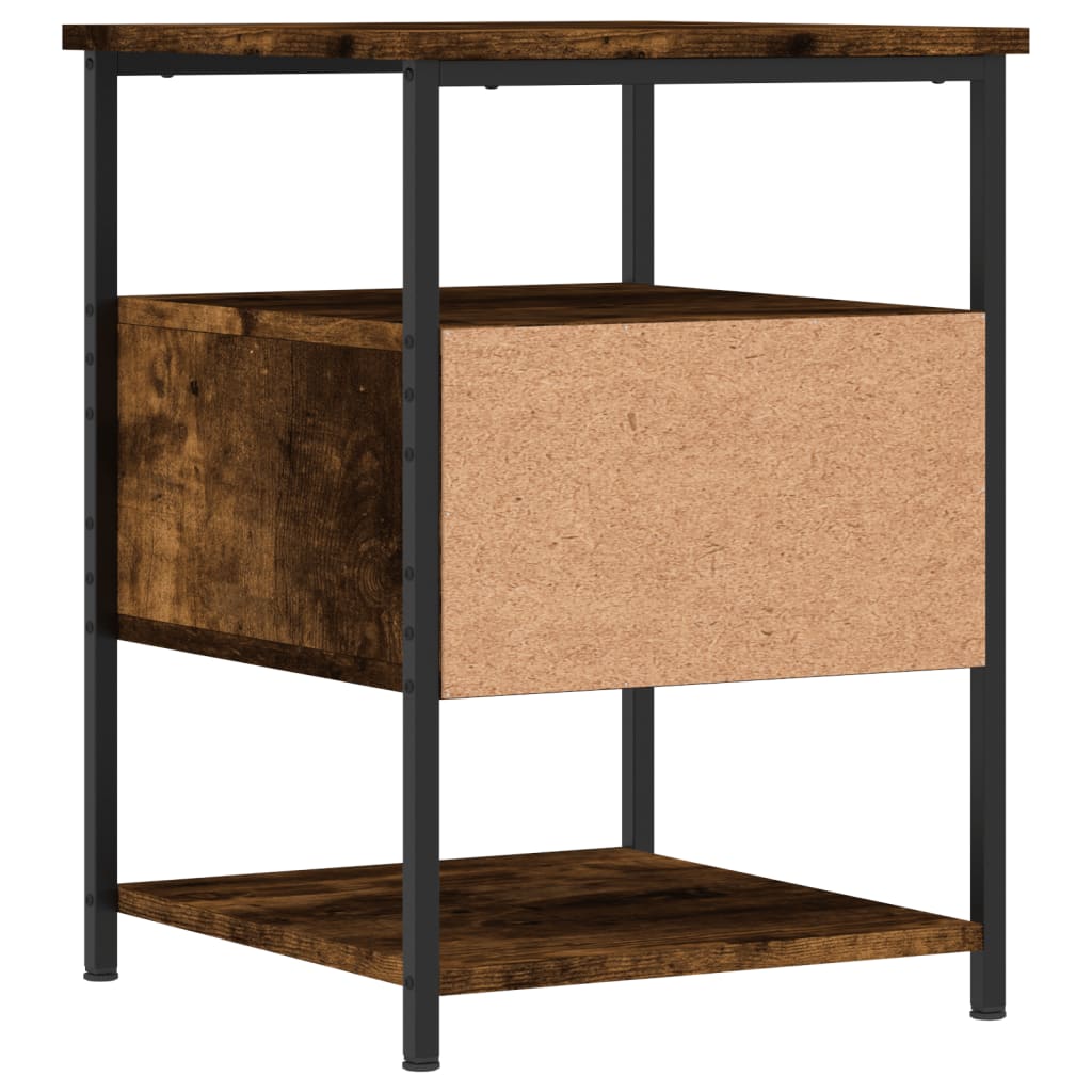 Comodini 2 pz Rovere Fumo 40x42x56 cm in Legno Multistrato - homemem39