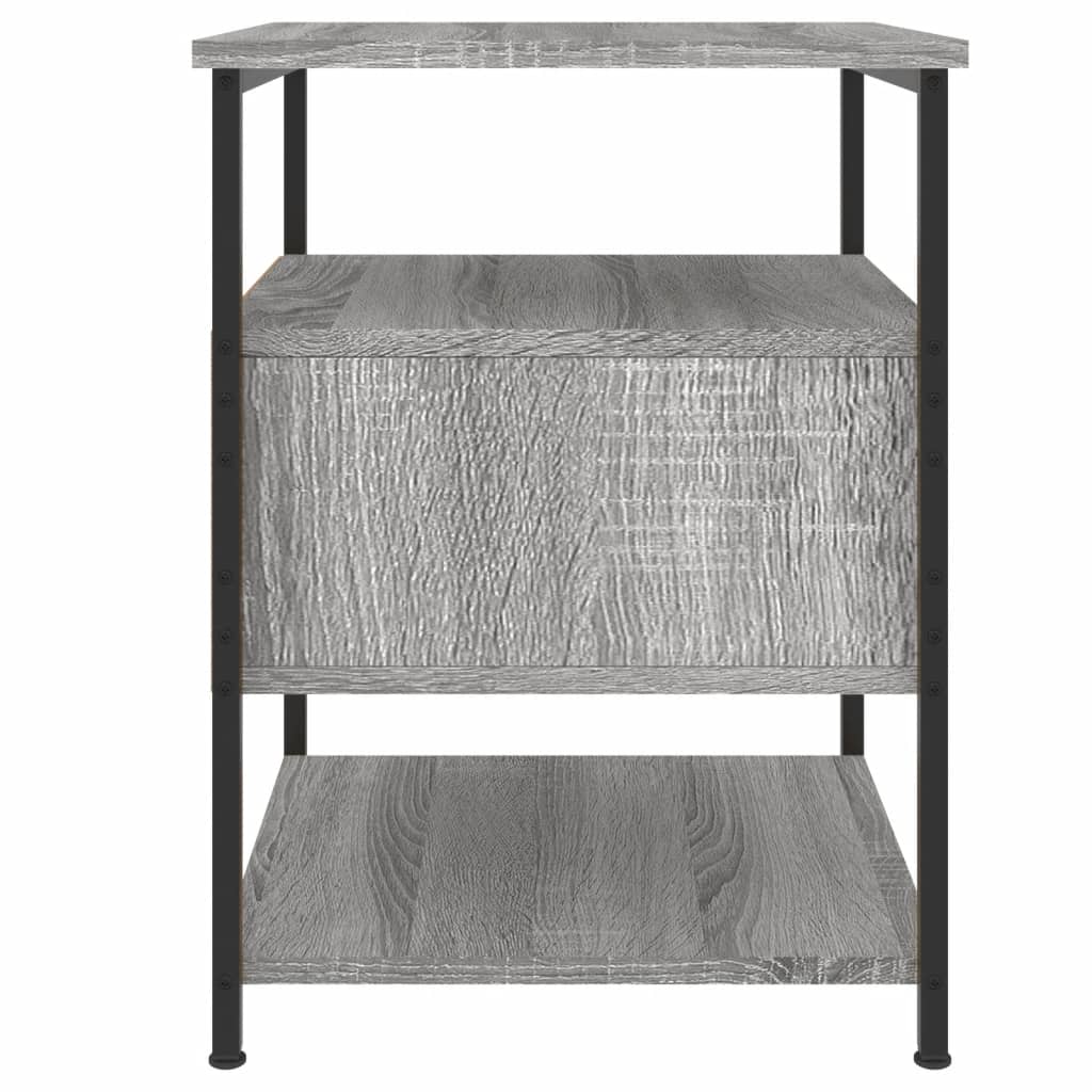Comodini 2 pz Grigio Sonoma 40x42x56 cm in Legno Multistrato - homemem39