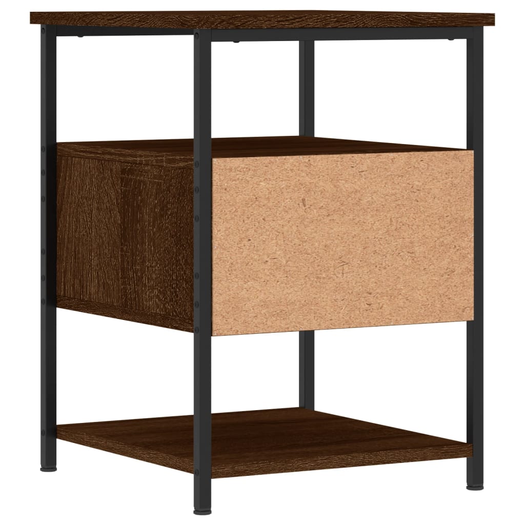 Comodini 2 pz Rovere Marrone 40x42x56 cm in Legno Multistrato - homemem39