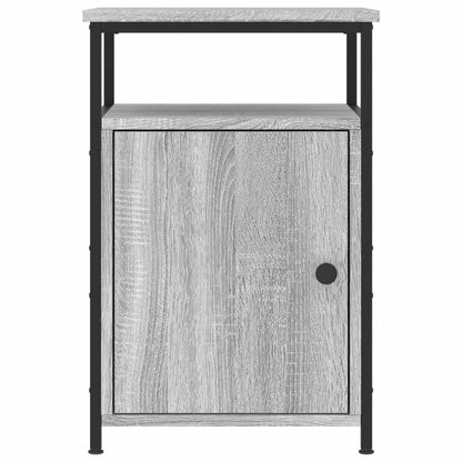 Comodino Grigio Sonoma 40x42x60 cm in Legno Multistrato - homemem39