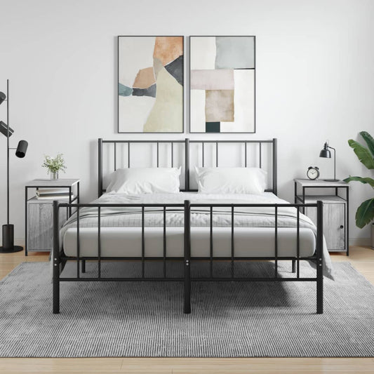 Comodini 2 pz Grigio Sonoma 40x42x60 cm in Legno Multistrato - homemem39