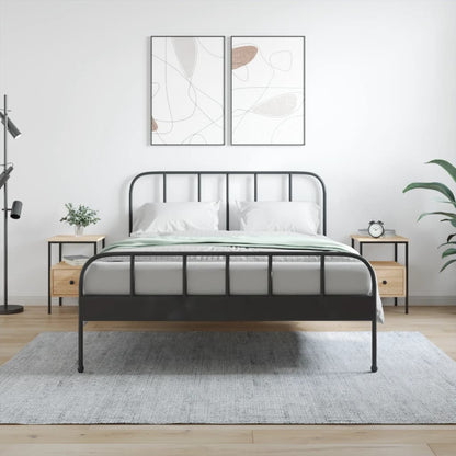 Comodini 2pz Rovere Sonoma 34x36x50 cm in Legno Multistrato - homemem39