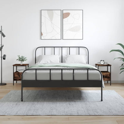 Comodini 2 pz Rovere Fumo 34x36x50 cm in Legno Multistrato - homemem39