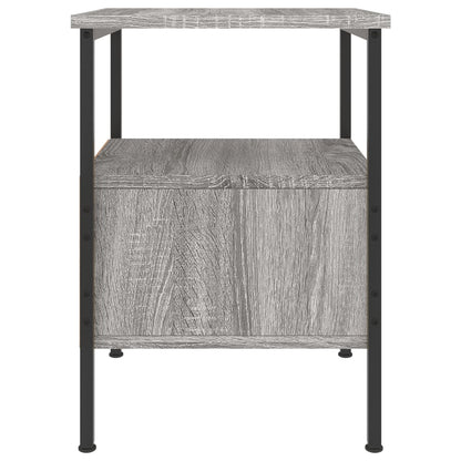 Comodini 2pz Grigio Sonoma 34x36x50 cm in Legno Multistrato - homemem39