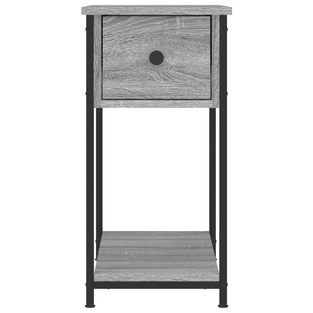 Comodini 2 pz Grigio Sonoma 30x60x60 cm in Legno Multistrato - homemem39