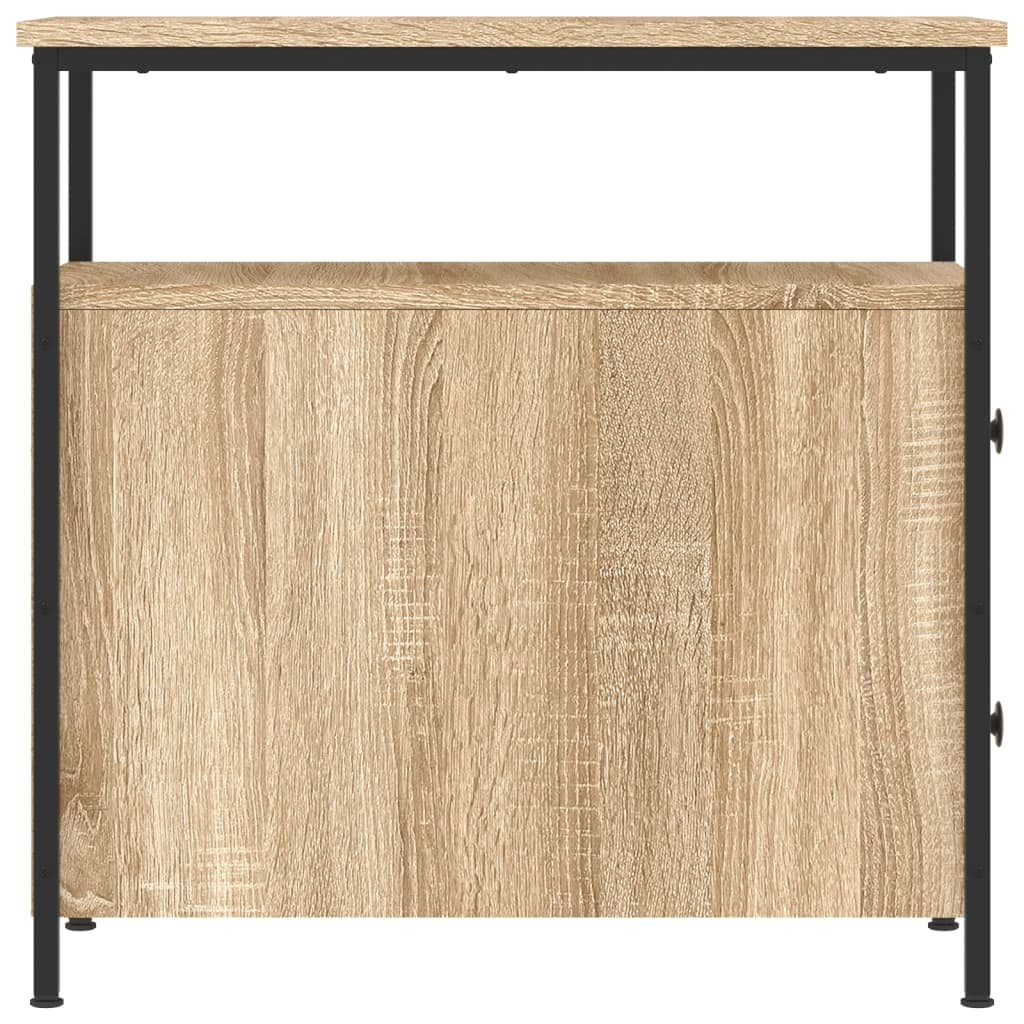Comodino Rovere Sonoma 30x60x60 cm in Legno Multistrato - homemem39