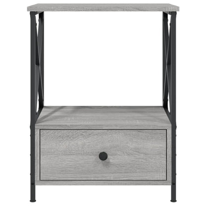 Comodini 2 pz Grigio Sonoma 50x41x65 cm in Legno Multistrato - homemem39