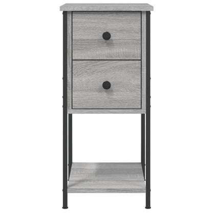Comodino Grigio Sonoma 32x42x70 cm in Legno Multistrato - homemem39