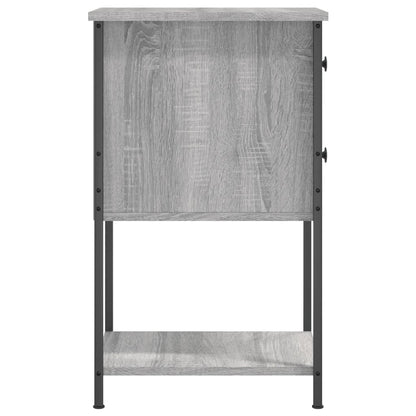Comodini 2 pz Grigio Sonoma 32x42x70 cm in Legno Multistrato - homemem39